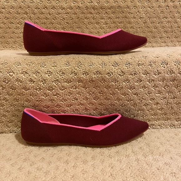 Rothy’s Merino Wool points in currant - size 9 - Picture 4 of 9